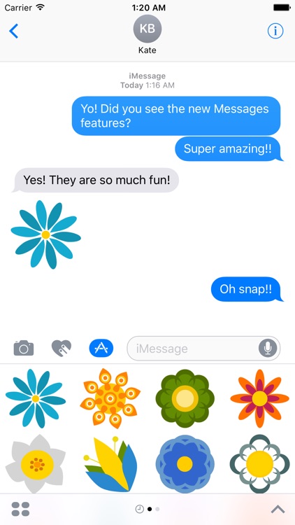 Flower-Stickers