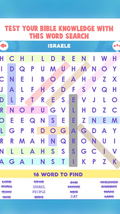 Bible Word Search Puzzle Gamesのおすすめ画像6