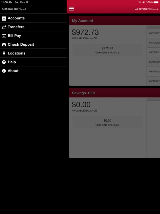 Generations Bank for iPad