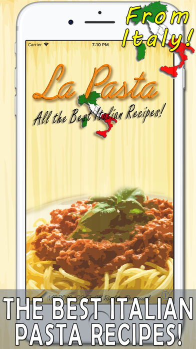 Screenshot #1 pour La Pasta – Italian Recipes!