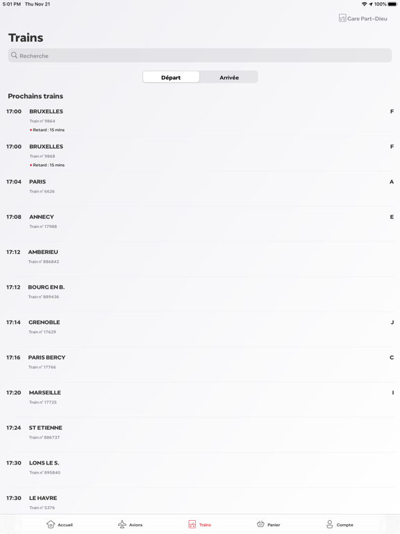 Rhonexpress iPad screenshot 4 - Travel app
