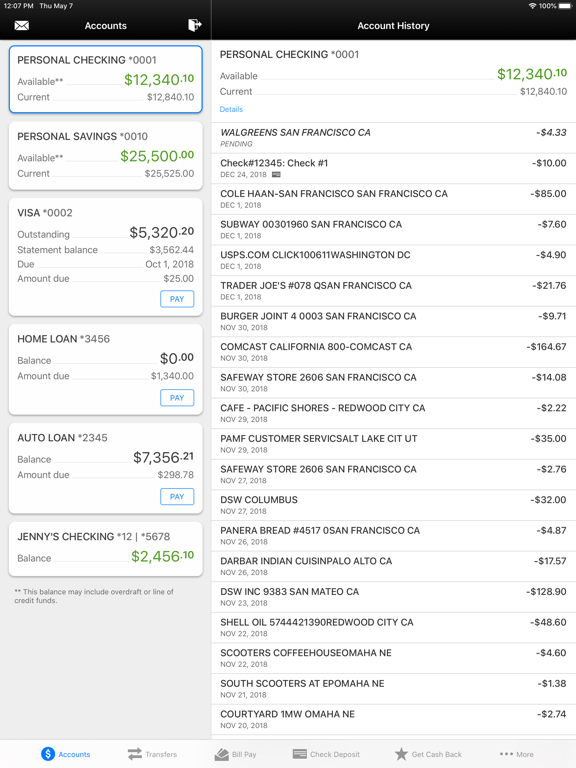 Screenshot #6 pour La Loma FCU Mobile Banking