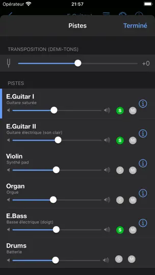 Capture d'écran de Guitar Pro sur iPhone 3