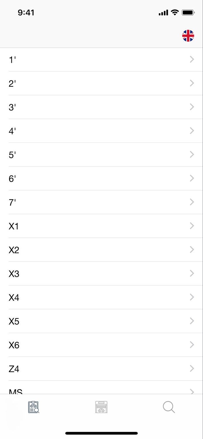 Car parts for BMW diagrams