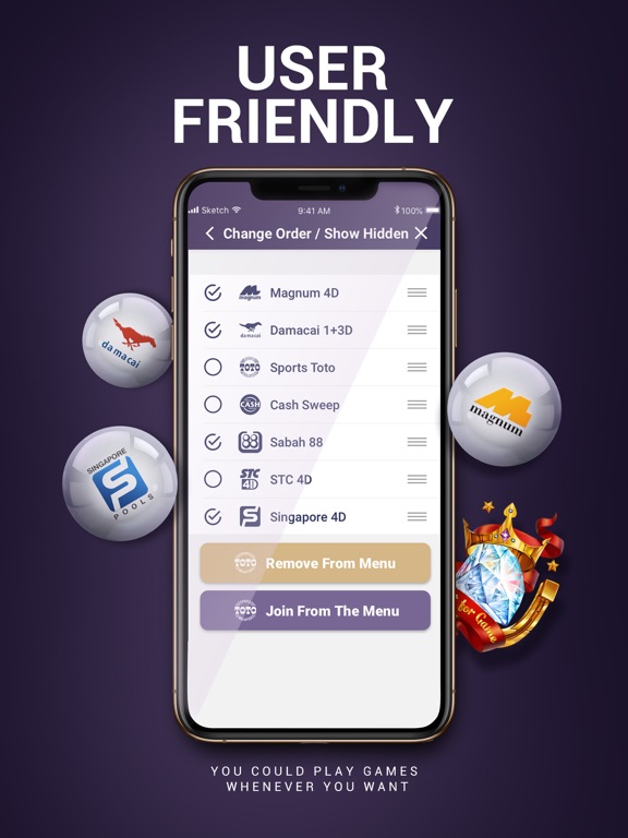 iBET Lottery iPad screenshot 2 - Entertainment app