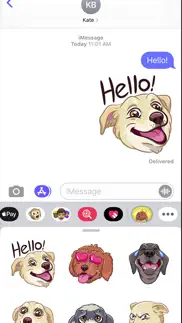 barkermojis - cute doggos iphone screenshot 3