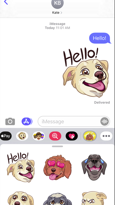 Screenshot #3 pour BarkerMojis - Cute Doggos