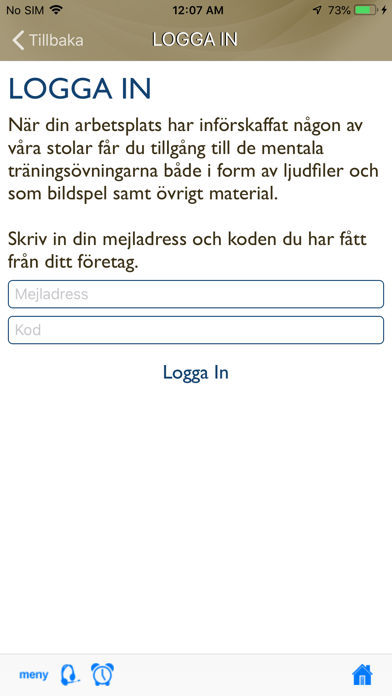 ErgoNova Appen Screenshot