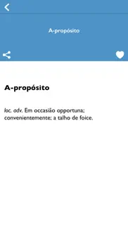 dicionário língua portuguesa . iphone screenshot 2