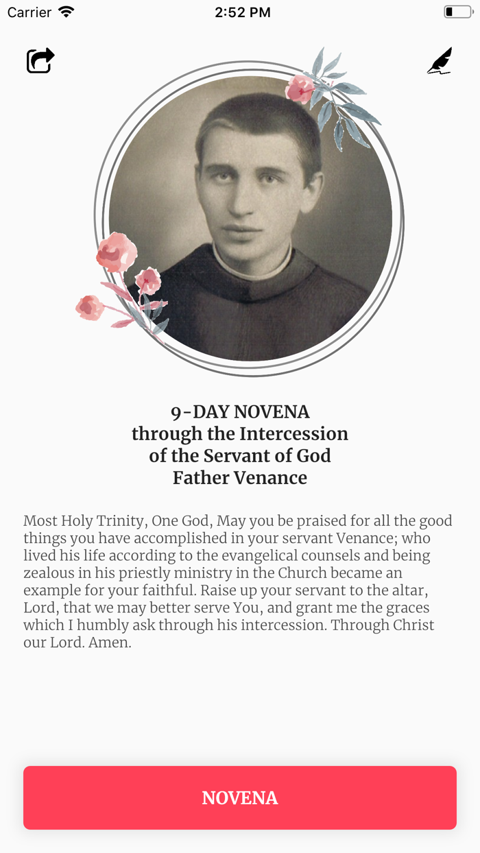 Novena of the Father Venance