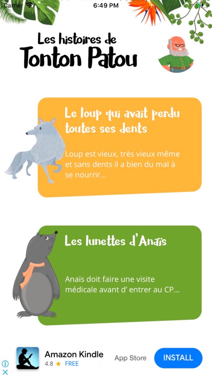 Les histoires de Tonton Patou