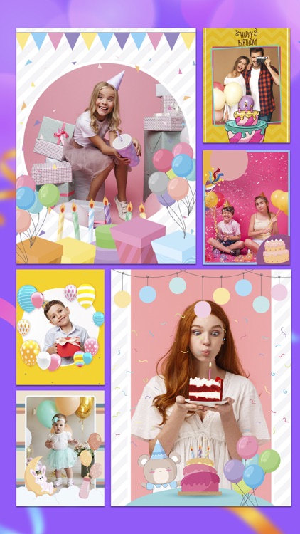 Happy Birthday Cards & Frames screenshot-0
