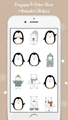 Game screenshot Polar Bear & Penguin Stickers apk