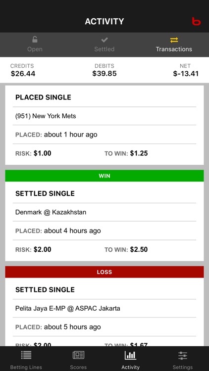 Bodog Bet Tracker screenshot-5
