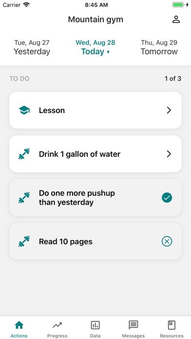 SAA Accountability Screenshot