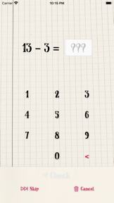 Mental arithmetic with MiCa screenshot