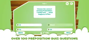 Learn Prepositions Quiz Games screenshot #4 for iPhone