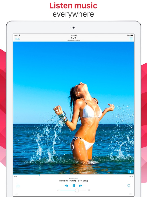 Music Pocket - Listen Offline iPad screenshot 1 - Health & Fitness app