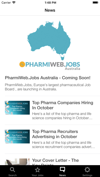 PharmiWeb Jobs Screenshot