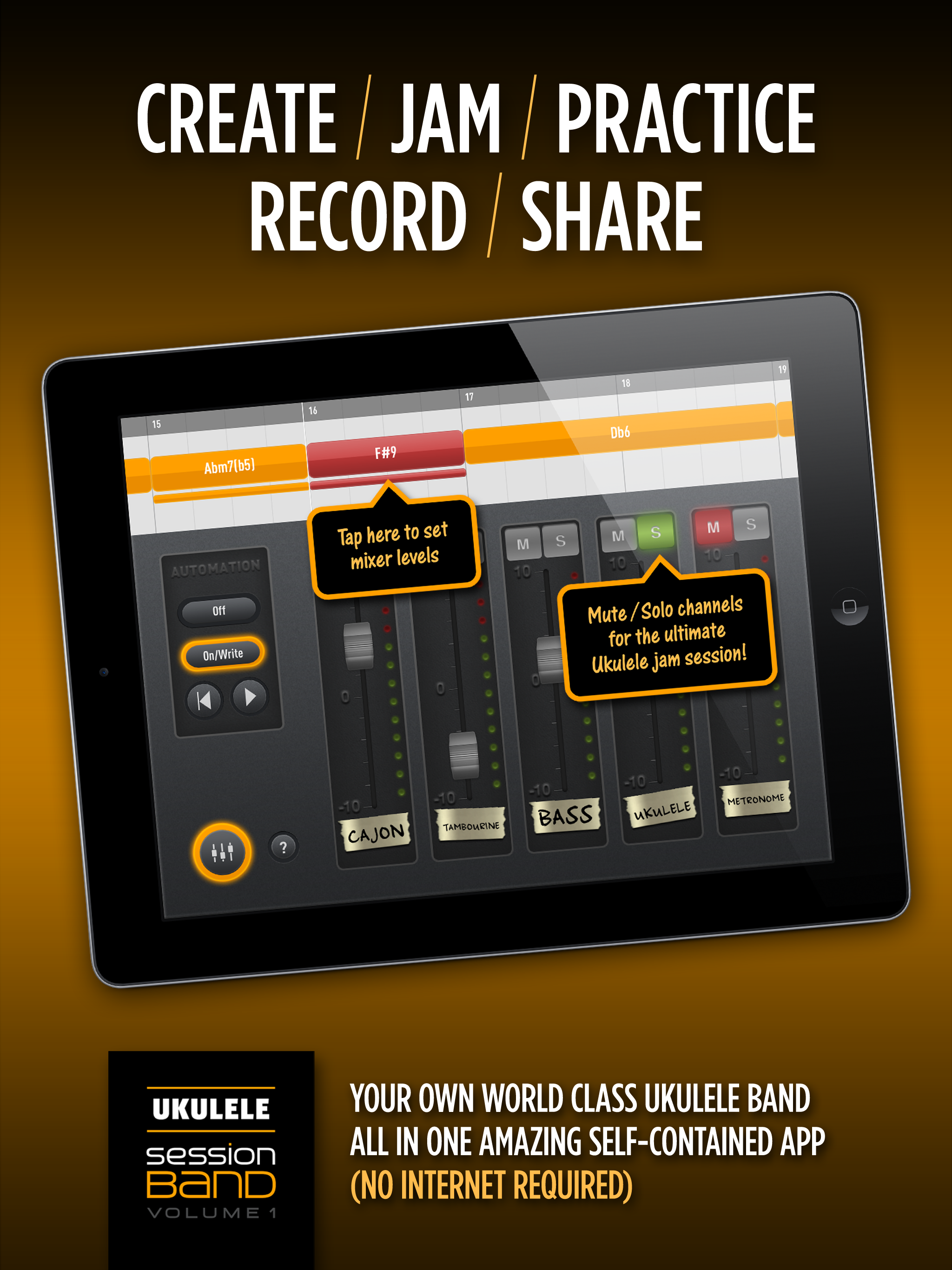SessionBand Ukulele Band 1 screenshot 10