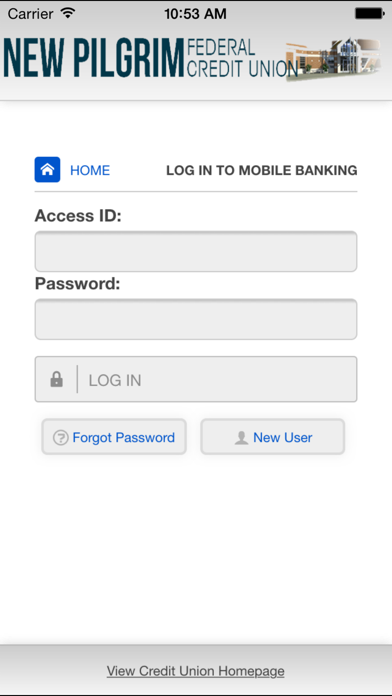 New Pilgrim FCU Screenshot