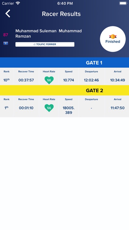 EIEV timing system screenshot-3