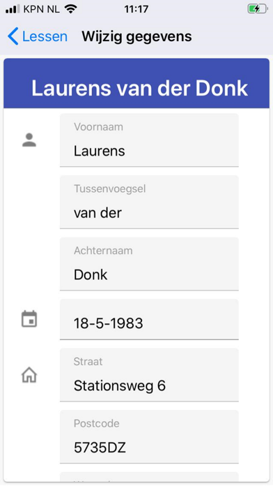 De Ruiter app Screenshot