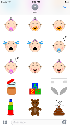 Baby Accessories Sticker screenshot 4
