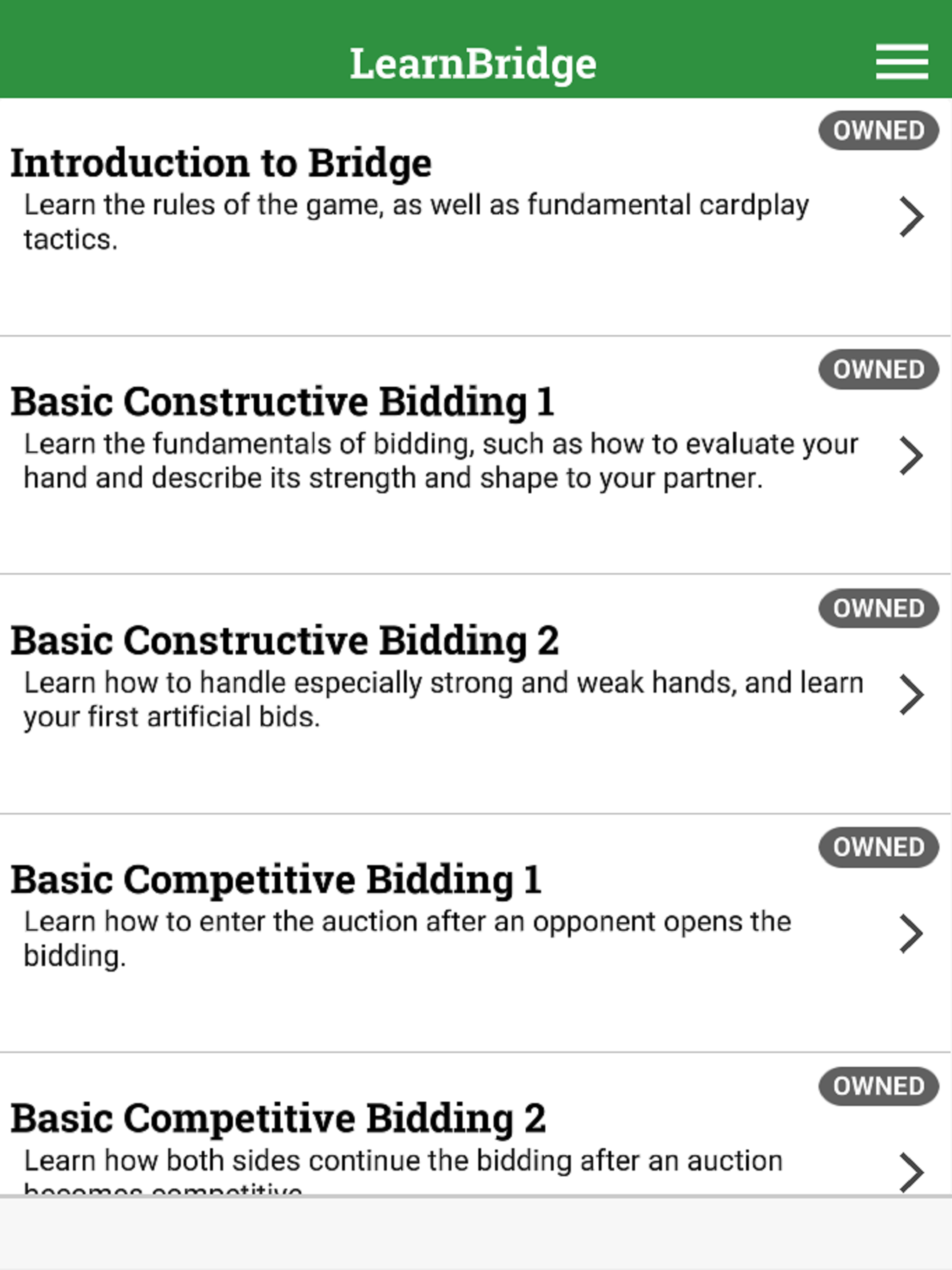 LearnBridge screenshot 6