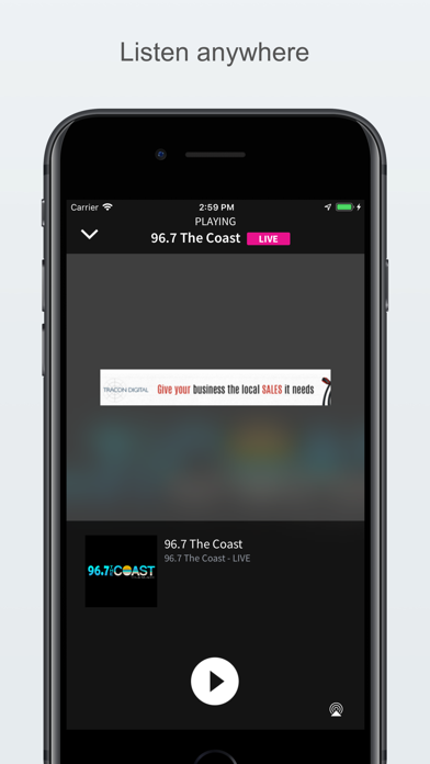 96.7 The Coast Screenshot