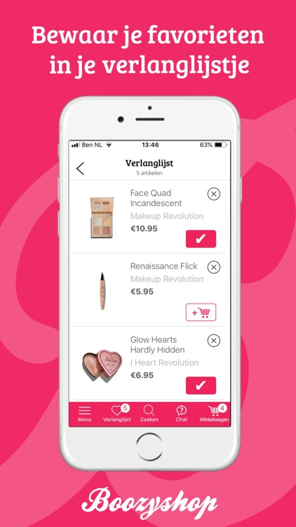 Boozyshop - dé make up app