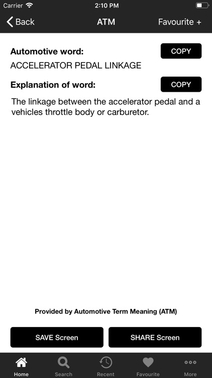 Automotive Terms Meaning