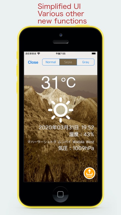 Transparent Thermometer