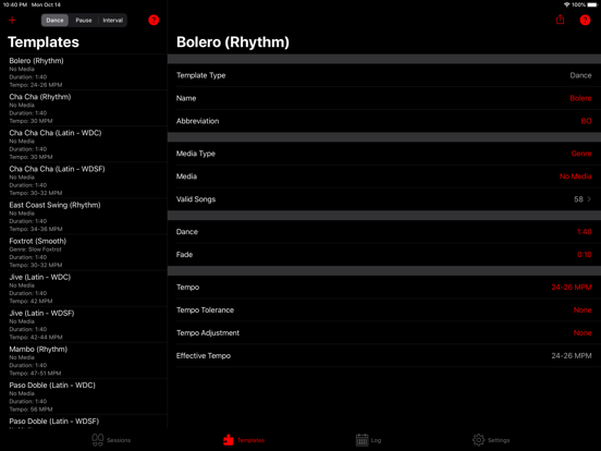 Ballroom Competition Trainer iPad screenshot 4 - Sports app