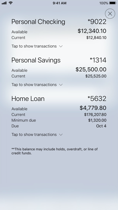 TowneBank Mobile Banking Screenshot