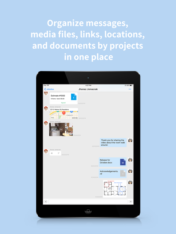 Screenshot #6 pour ServiceX Jobsite Messenger