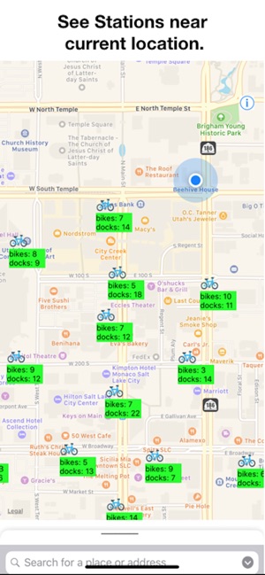 Bike Stations Salt Lake City