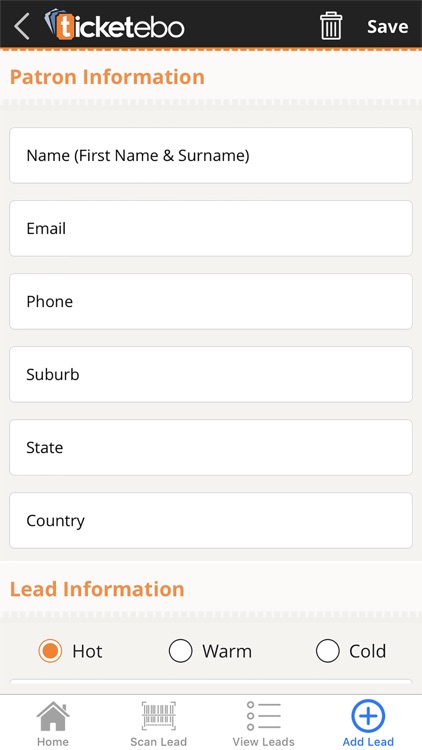 Ticketebo Event Leads Manager screenshot-3