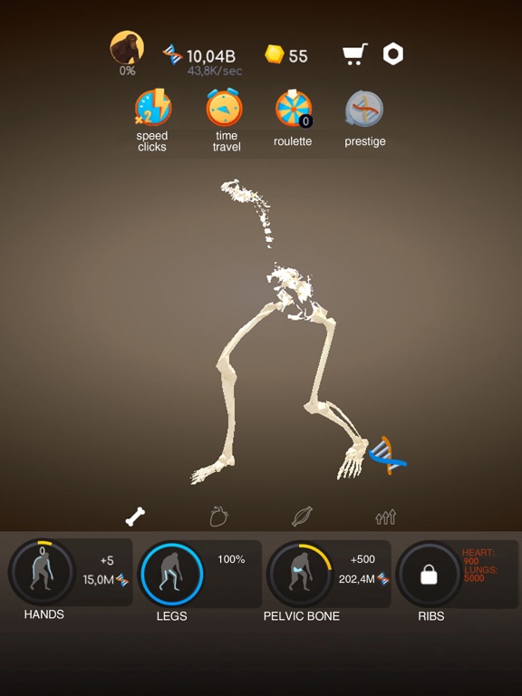 Idle Evolution - Cell to Human iPad screenshot