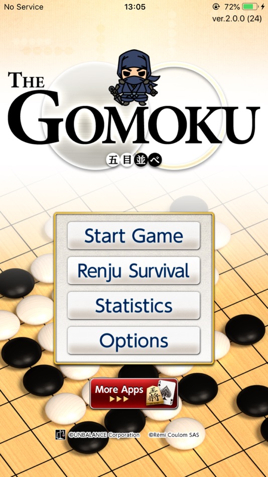 #6. The Gomoku (Renju and Gomoku) (iOS) 由: UNBALANCE Corporation