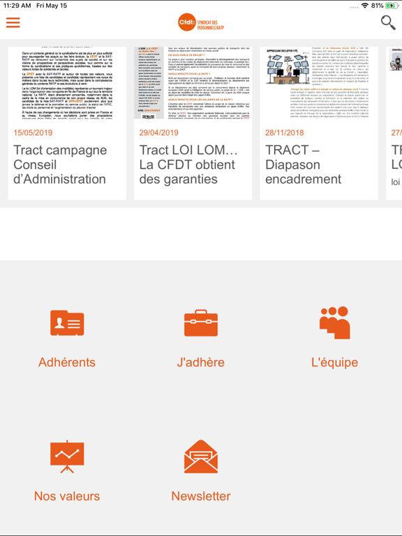 Screenshot #4 pour SPR CFDT