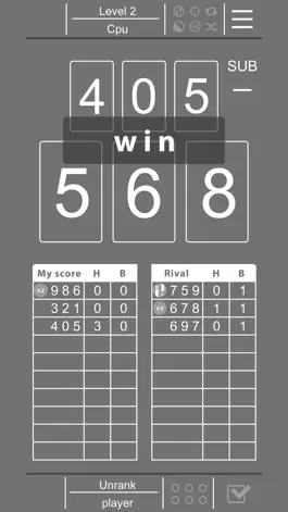 Game screenshot Hit＆Blow -対戦推理ゲーム- apk