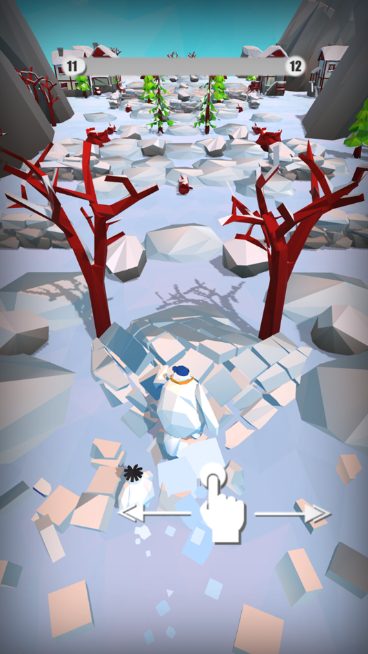 #2. Snow Race (iOS) 由: 文辉 江