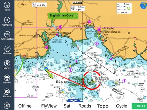 Mediterranean Sea HD GPS chartのおすすめ画像7