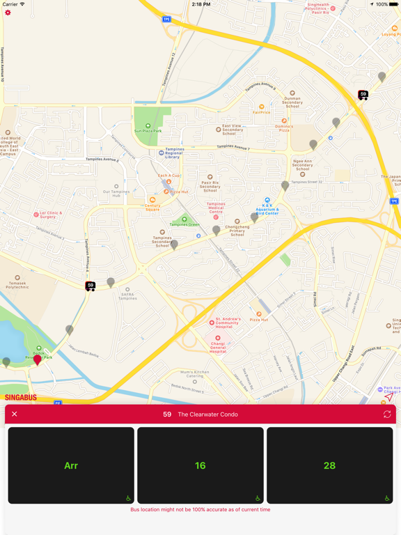 Screenshot #5 pour Singabus - Bus Timing + MRT