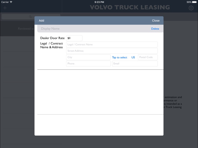Volvo Truck Leasing