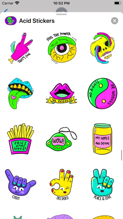 Acid Stickers: Trippy Fun screenshot-4