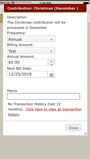 Parish Giving screenshot 2