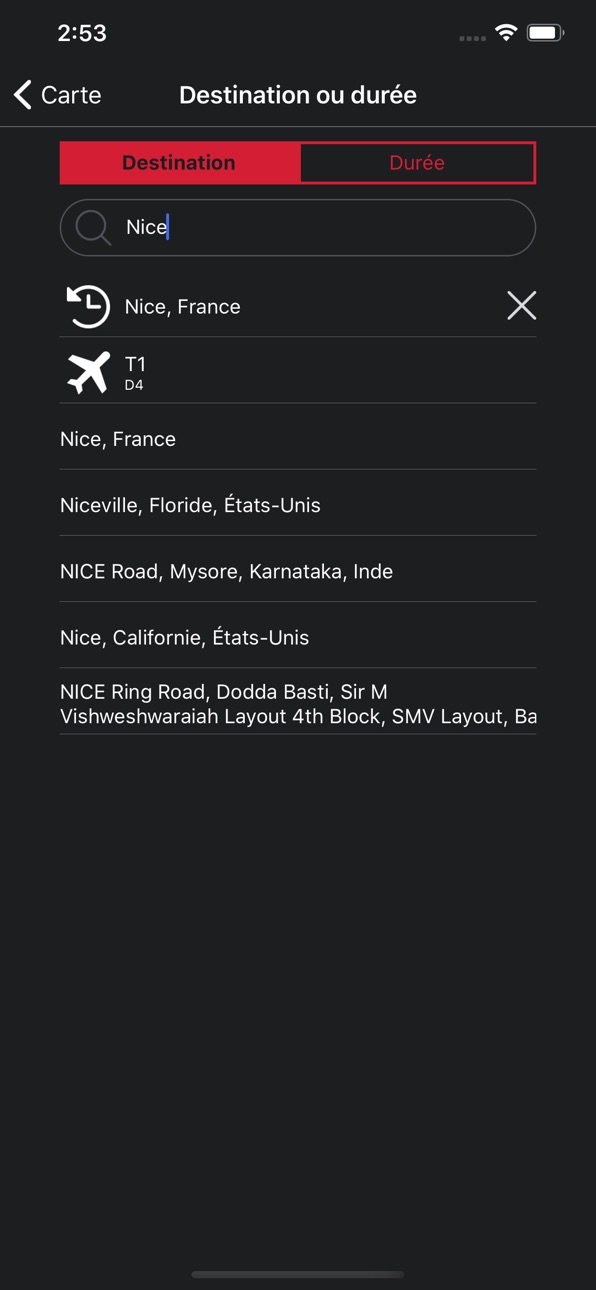 iPhone screenshot