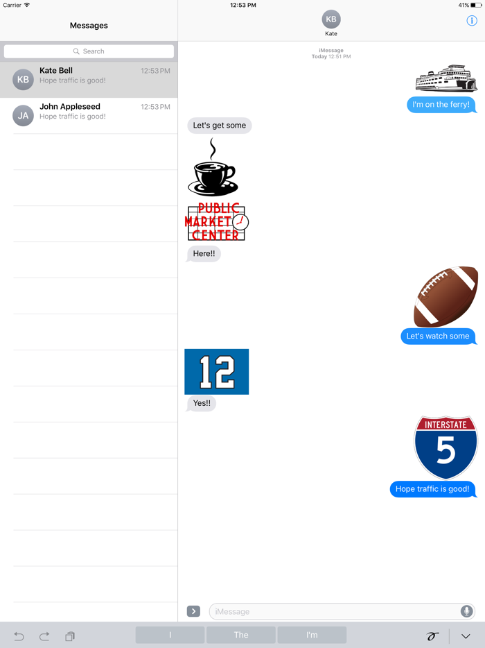 Seattle Washington Stickers